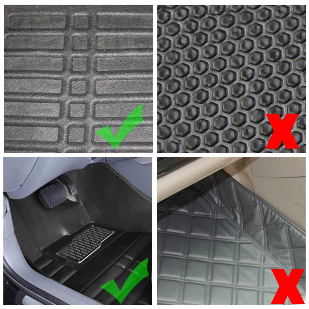 Muchkey Non Slip 5PCS Universal Car Auto Floor Mats Floor Liner Carpet PU Leather Car Floor Mats