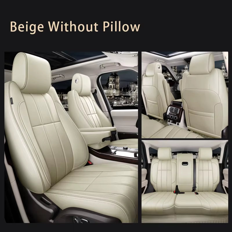 Hot Sale 2023 Hot Sale Leather Original Custom Car Seat Covers Four Seasons Custom Car Cushion Design Full Five Seats