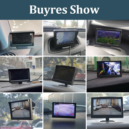 Car Monitor 4.3" Screen for Rear View Reverse Camera TFT LCD Display HD Digital Color 4.3 Inch PAL/NTSC