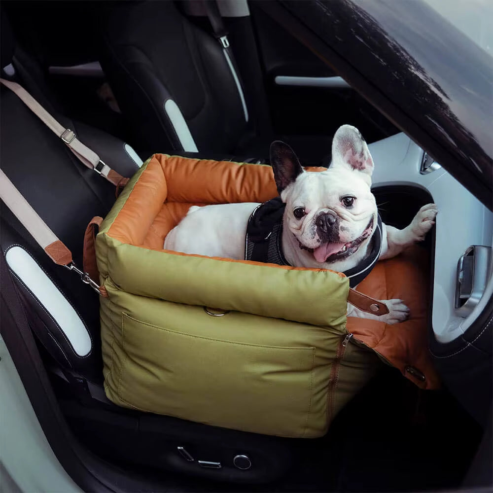 Hot Sale Luxury Foldable Anti-Scratch Dog Car Seat Booster Custom Rectangle Pet Bed for Big Dogs Modern Solid Metal Travel Bed
