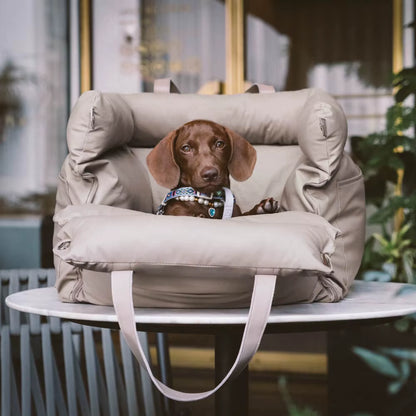 Hot Sale Luxury Foldable Anti-Scratch Dog Car Seat Booster Custom Rectangle Pet Bed for Big Dogs Modern Solid Metal Travel Bed