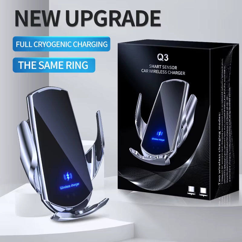 Smart Products 2026 Car Wireless Charger 15W Fast Charging Phone Holder for Iphones 15 Pro Max Earphone 16 14 13 12