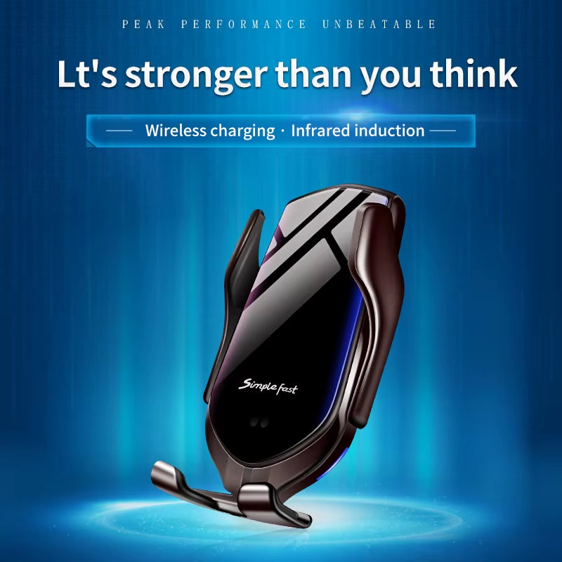 Smart Products 2025 Car Wireless Charger 15W Fast Charging Phone Holder for Iphones 15 Pro Max Earphone 16 14 13 12