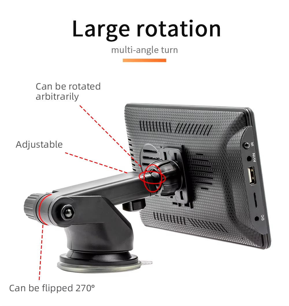 Carplay Screen 7 Inch Touch Ips Display Smart Car Radio Fm Transmitter Phone Wireless Connection Car Dvd Player with Bracket