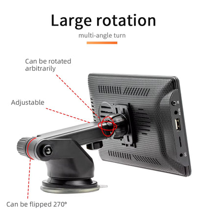 Carplay Screen 7 Inch Touch Ips Display Smart Car Radio Fm Transmitter Phone Wireless Connection Car Dvd Player with Bracket