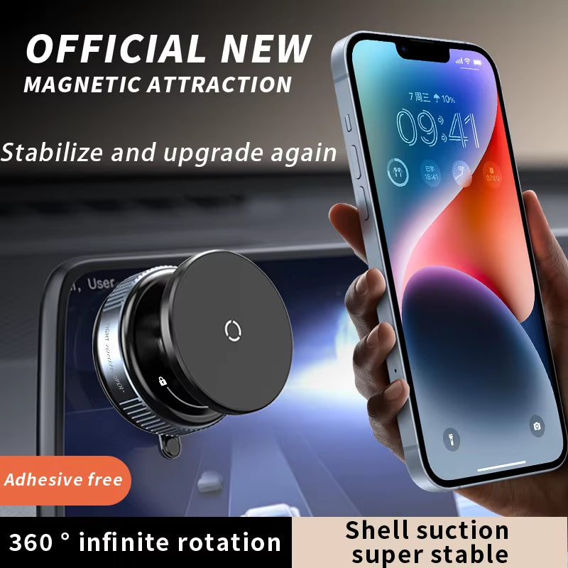 Wholesale Universal Stable Glass Vacuum Adsorption Suction 360 Rotation Mobile Screen Bracket Car Magnetic Phone Holder K009