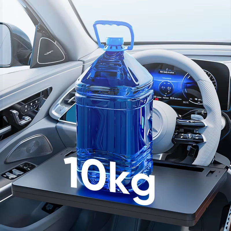 Factory Custom Multi-Functional Portable Car Steering Wheel Desk Car Food Tray for Eating with Drinks Holder