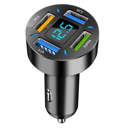 Four-Port Car Charger 4USB Car Charger