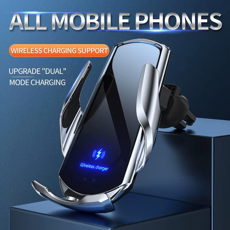 Smart Products 2026 Car Wireless Charger 15W Fast Charging Phone Holder for Iphones 15 Pro Max Earphone 16 14 13 12
