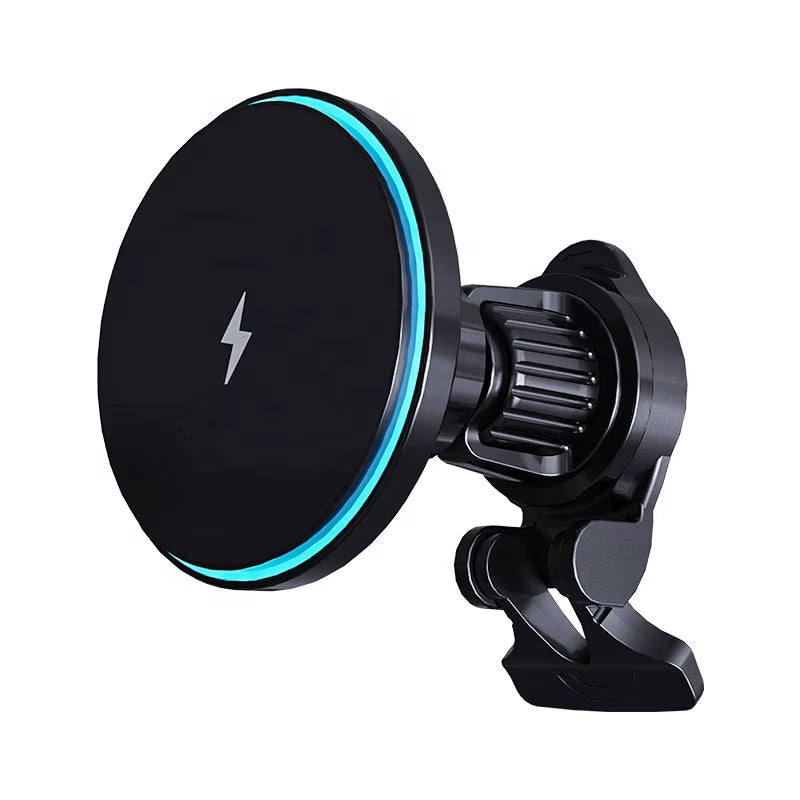 15W Fast Charger Magnetic Wireless Car Charger Portable Adjustable Car Phone Holder Charger for Iphone 17 16 15 14 13 12 Pro Max