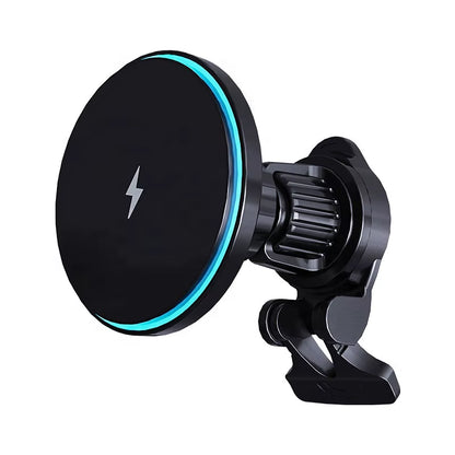 15W Fast Charger Magnetic Wireless Car Charger Portable Adjustable Car Phone Holder Charger for Iphone 17 16 15 14 13 12 Pro Max