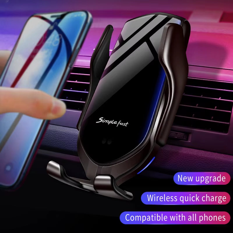 Smart Products 2025 Car Wireless Charger 15W Fast Charging Phone Holder for Iphones 15 Pro Max Earphone 16 14 13 12