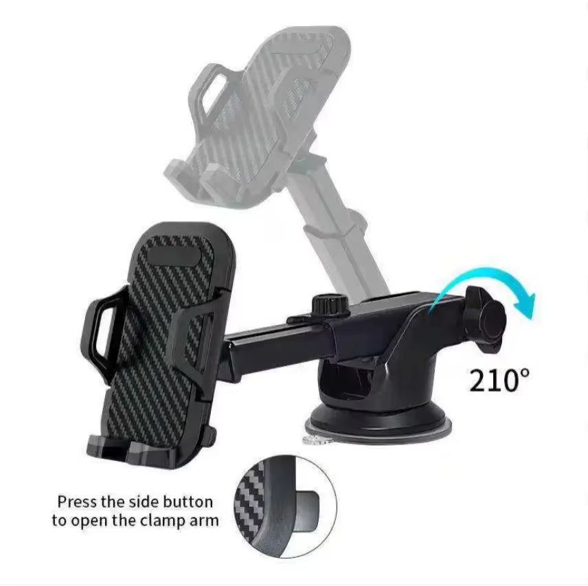 New Universal Foldable Car Dashboard Windshield Suction Clamping Mobile Cellphone Holder Stand and Convenient for Desk Usage