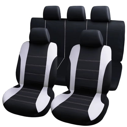 9Pcs Universal Car Seat Covers Auto Protect Covers Automotive Seat Covers