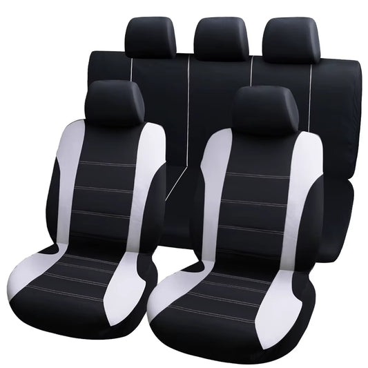 9Pcs Universal Car Seat Covers Auto Protect Covers Automotive Seat Covers