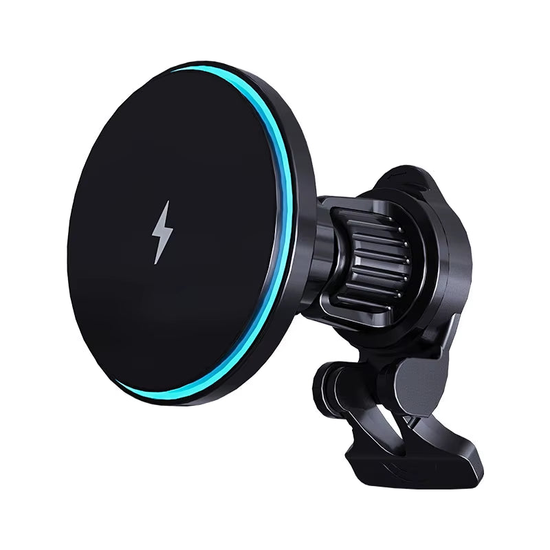 15W Fast Charger Magnetic Wireless Car Charger Portable Adjustable Car Phone Holder Charger for Iphone 17 16 15 14 13 12 Pro Max