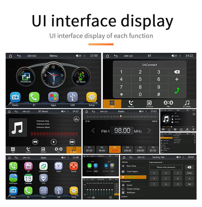 Carplay Screen 7 Inch Touch Ips Display Smart Car Radio Fm Transmitter Phone Wireless Connection Car Dvd Player with Bracket