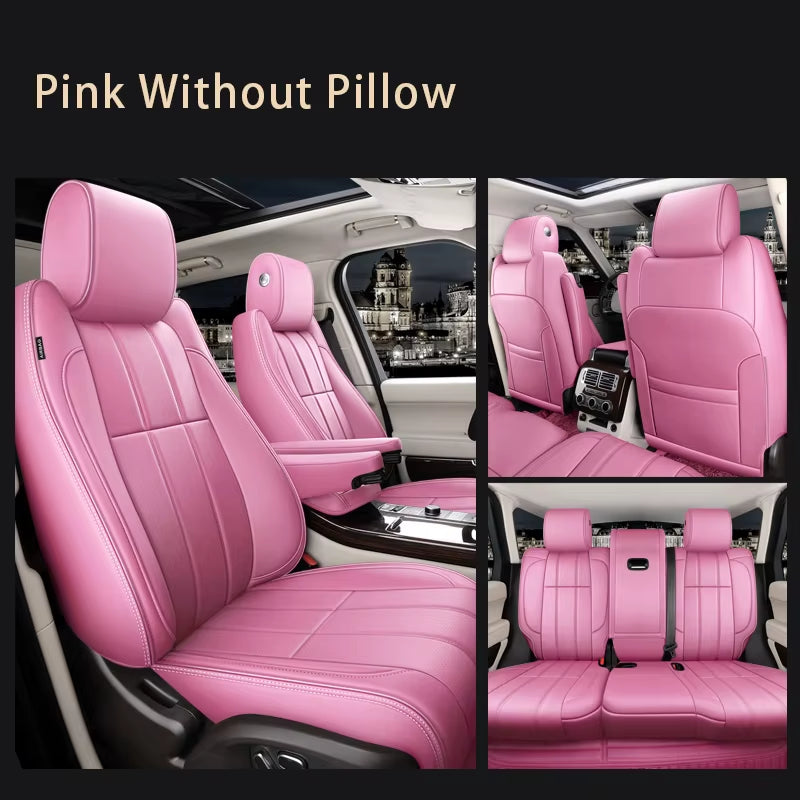 Hot Sale 2023 Hot Sale Leather Original Custom Car Seat Covers Four Seasons Custom Car Cushion Design Full Five Seats