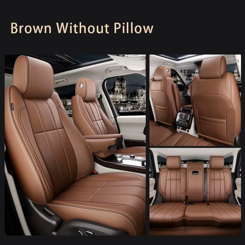 Hot Sale 2023 Hot Sale Leather Original Custom Car Seat Covers Four Seasons Custom Car Cushion Design Full Five Seats