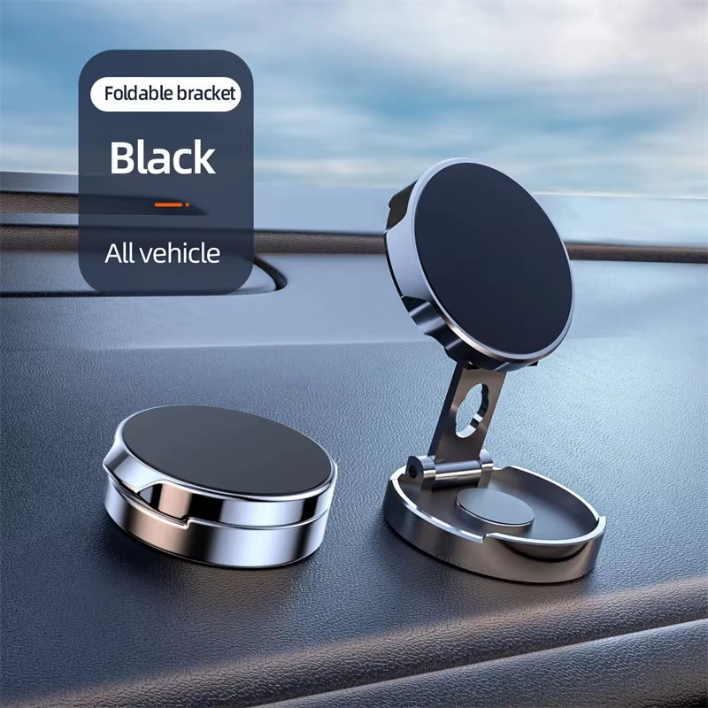 Best Seller Magnetic Car Phone Holder 720 Degree Rotation Car GPS Support Foldable Vehicle Air Mount with 6 Strong Magnets