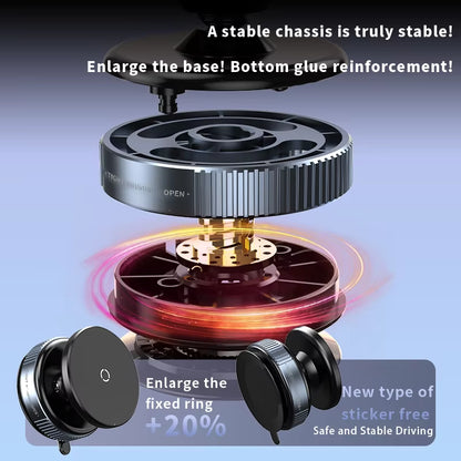 Wholesale Universal Stable Glass Vacuum Adsorption Suction 360 Rotation Mobile Screen Bracket Car Magnetic Phone Holder K009