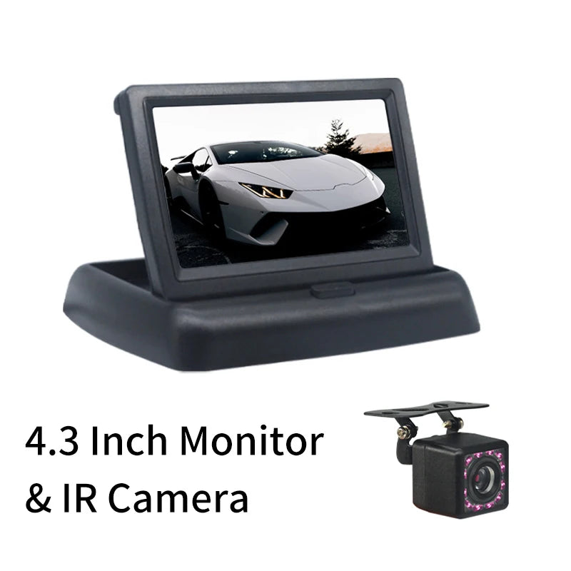 Car Monitor 4.3" Screen for Rear View Reverse Camera TFT LCD Display HD Digital Color 4.3 Inch PAL/NTSC