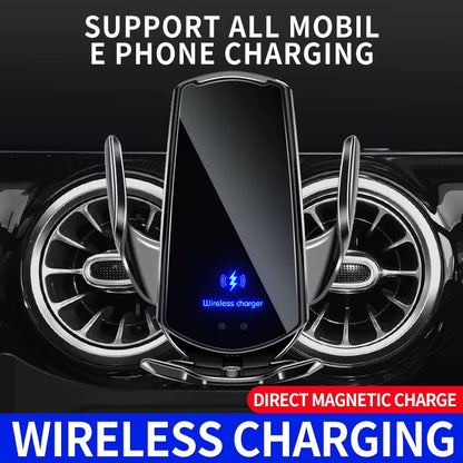 Smart Products 2026 Car Wireless Charger 15W Fast Charging Phone Holder for Iphones 15 Pro Max Earphone 16 14 13 12