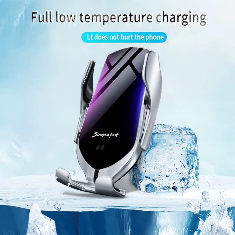 Smart Products 2025 Car Wireless Charger 15W Fast Charging Phone Holder for Iphones 15 Pro Max Earphone 16 14 13 12