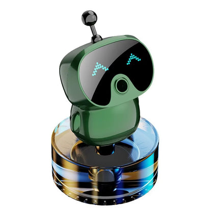 Smart Car Vent Air Freshener 4 Adjustable Spray Modes Long-Lasting Fragrance Dashboard Robot Design Usb-Powered Electric Drive