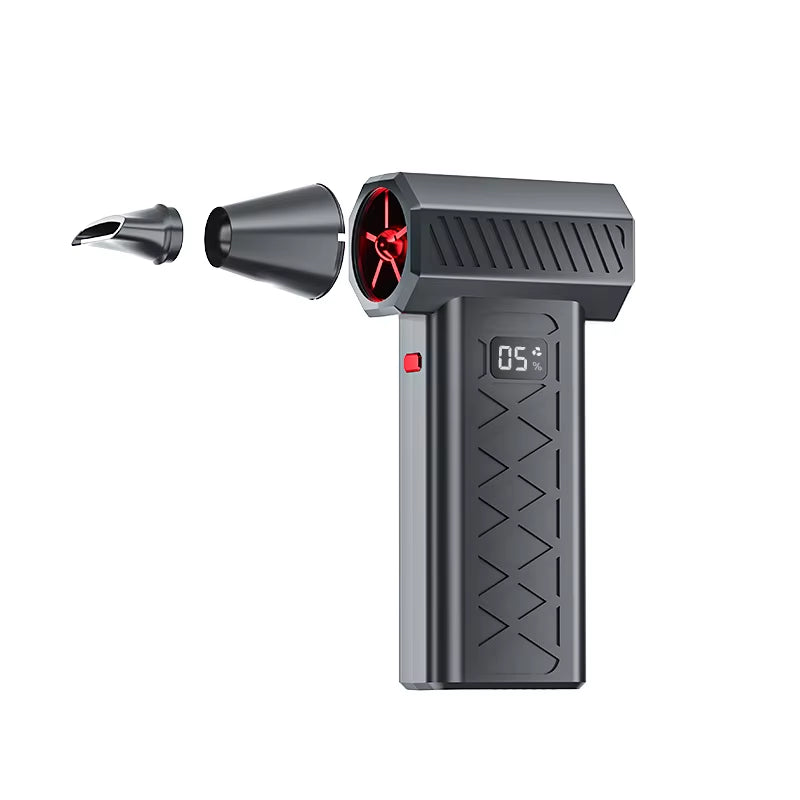 Custom 80000 Rpm Portable Handheld Air Duster Electric Small Blower Mini Jet Turbo Fan Handheld Turbo Fan for Car Cleaning