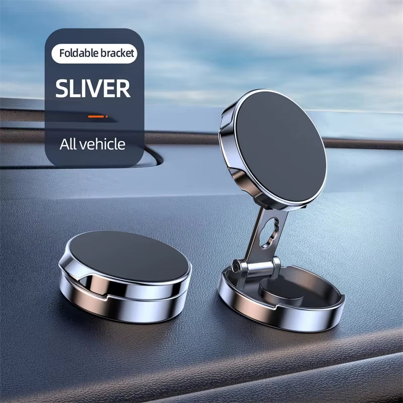 Best Seller Magnetic Car Phone Holder 720 Degree Rotation Car GPS Support Foldable Vehicle Air Mount with 6 Strong Magnets