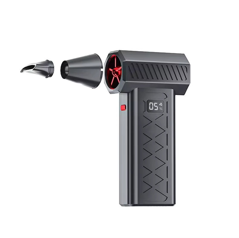 Custom 80000 Rpm Portable Handheld Air Duster Electric Small Blower Mini Jet Turbo Fan Handheld Turbo Fan for Car Cleaning