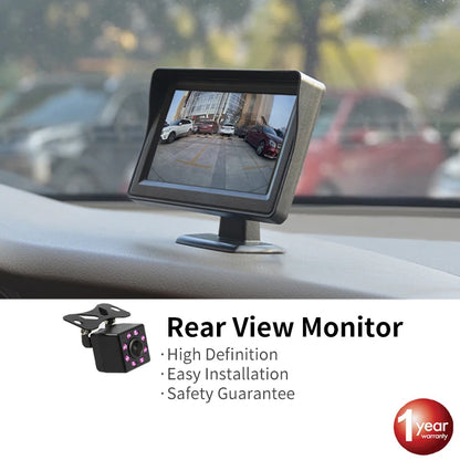 Car Monitor 4.3" Screen for Rear View Reverse Camera TFT LCD Display HD Digital Color 4.3 Inch PAL/NTSC